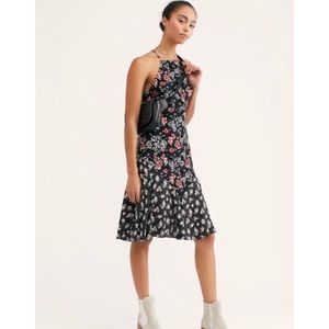 Free People Show Stopper Printed Slip Dress Size M